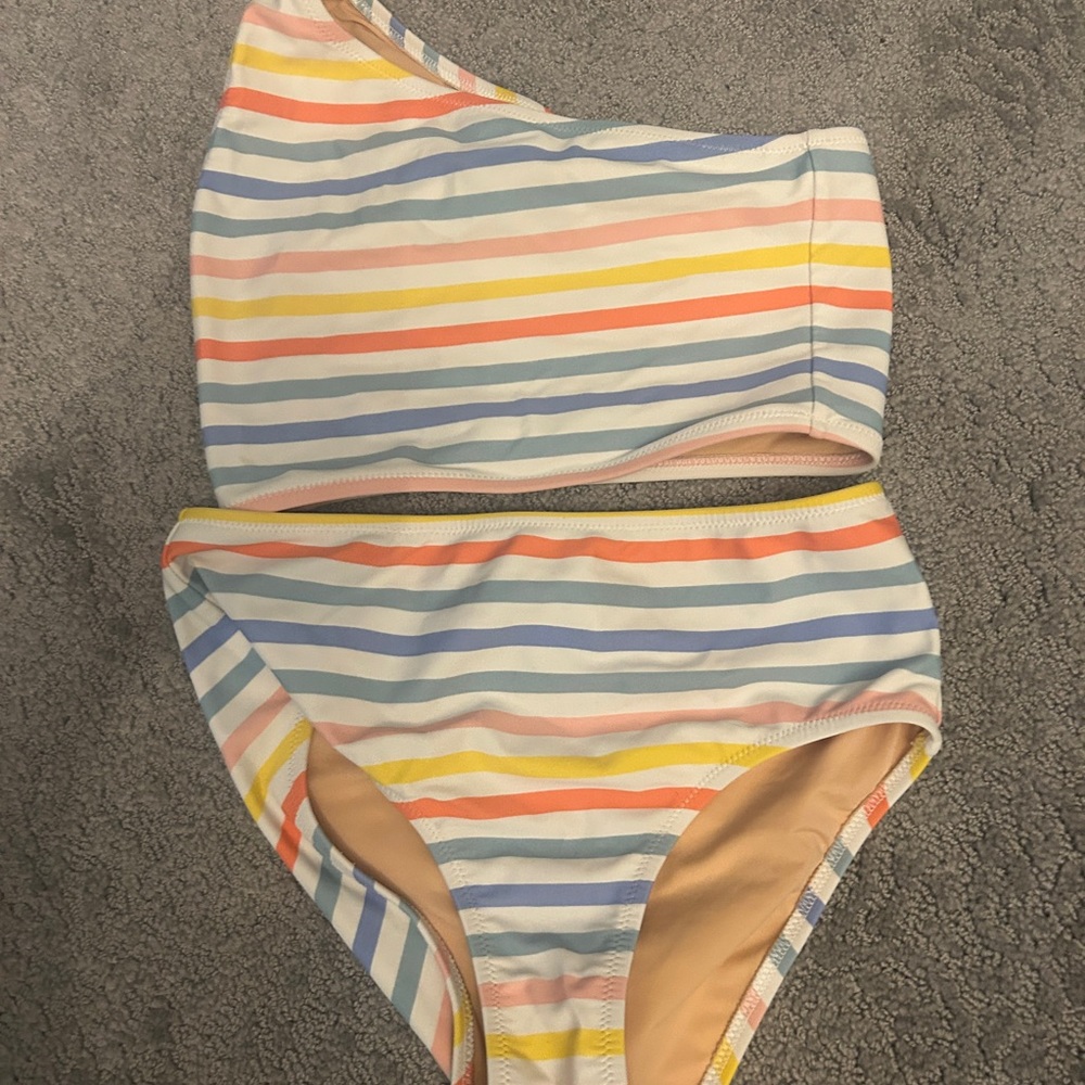 Crewcuts Multicolor Striped Bikini
